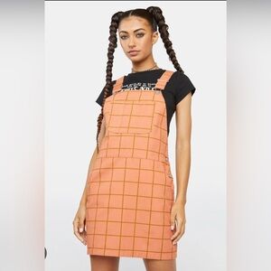 OBEY copper estate overall dress women’s small